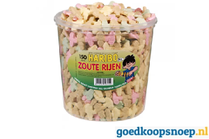 Haribo Zoute Rijen Silo