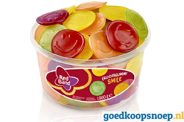 Redband Smile Silo Red Band Fruchtgummi Smile - Afbeelding 1